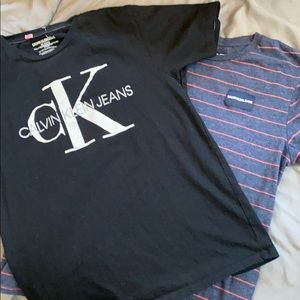 Calvin Klein boys bundle Two shirts